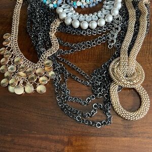 Statement Necklaces Costume jewelry 5 pieces